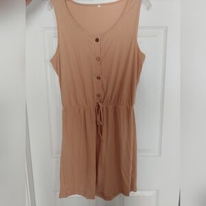 Cute Peach Romper..NWOT
